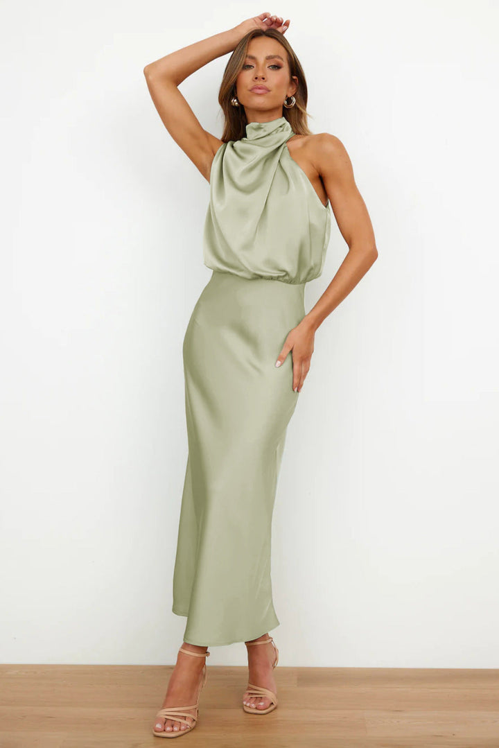 Violet | Drape Maxi Dress