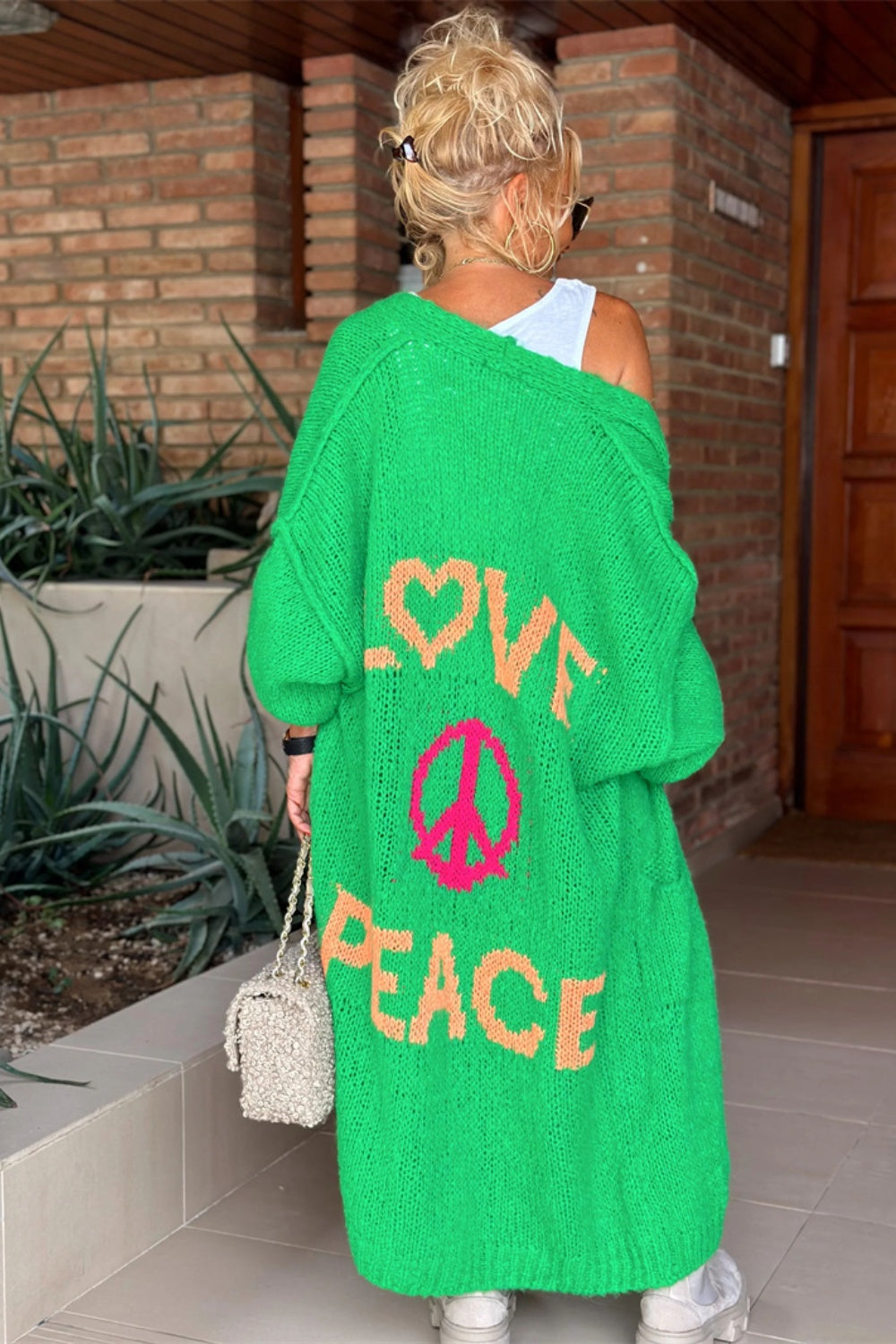 Love & Peace - Long Sleeve Cardigan