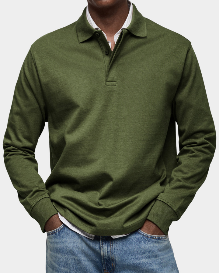 Whitmore | Casual Long Sleeve Polo Shirt (Buy 1, Get 1 FREE)