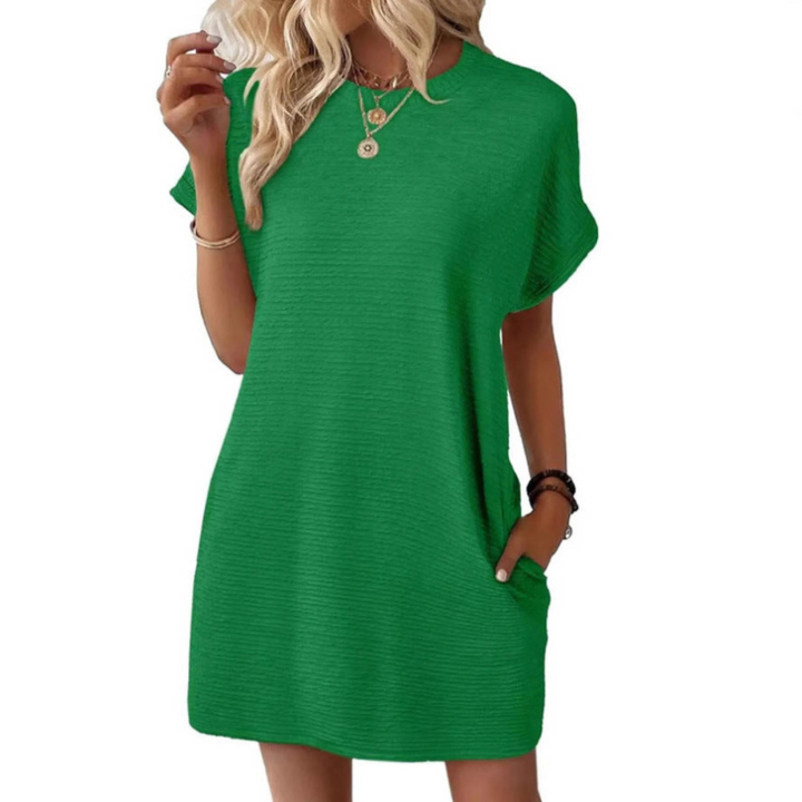 Whitmore Brighton – Casual Minimalist Round Neck Summer Dress