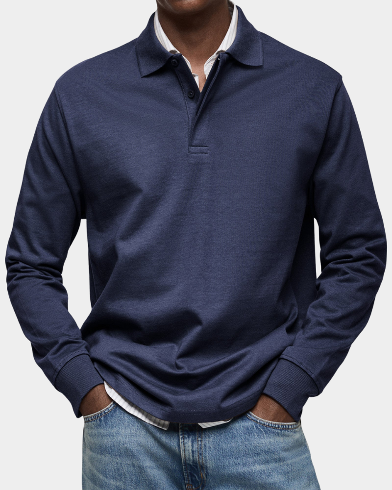 Whitmore | Casual Long Sleeve Polo Shirt (Buy 1, Get 1 FREE)