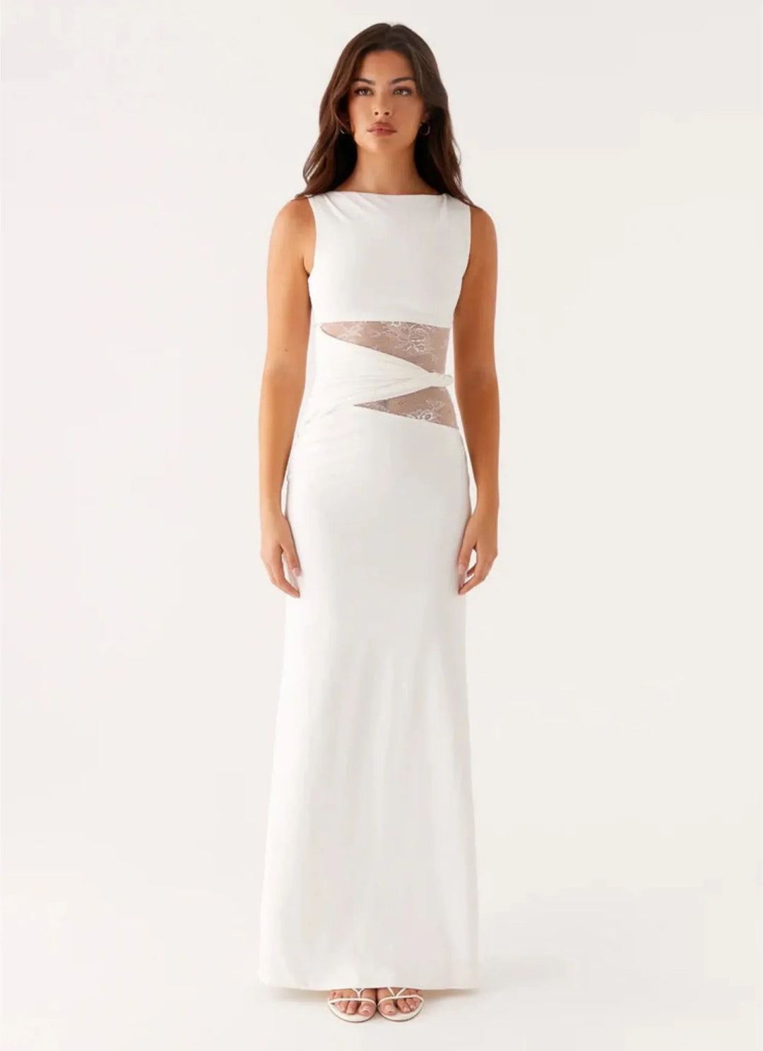 Leni | Sculpted Lace Elegant Dress