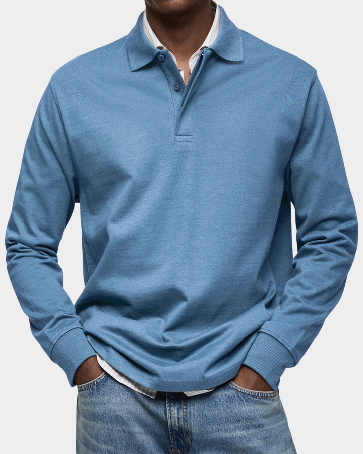 Whitmore | Casual Long Sleeve Polo Shirt (Buy 1, Get 1 FREE)