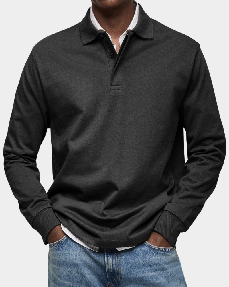 Whitmore | Casual Long Sleeve Polo Shirt (Buy 1, Get 1 FREE)