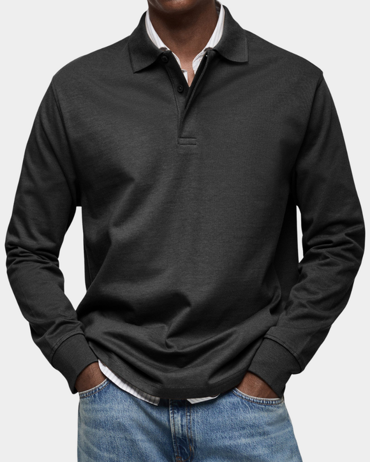 Whitmore | Casual Long Sleeve Polo Shirt (Buy 1, Get 1 FREE)