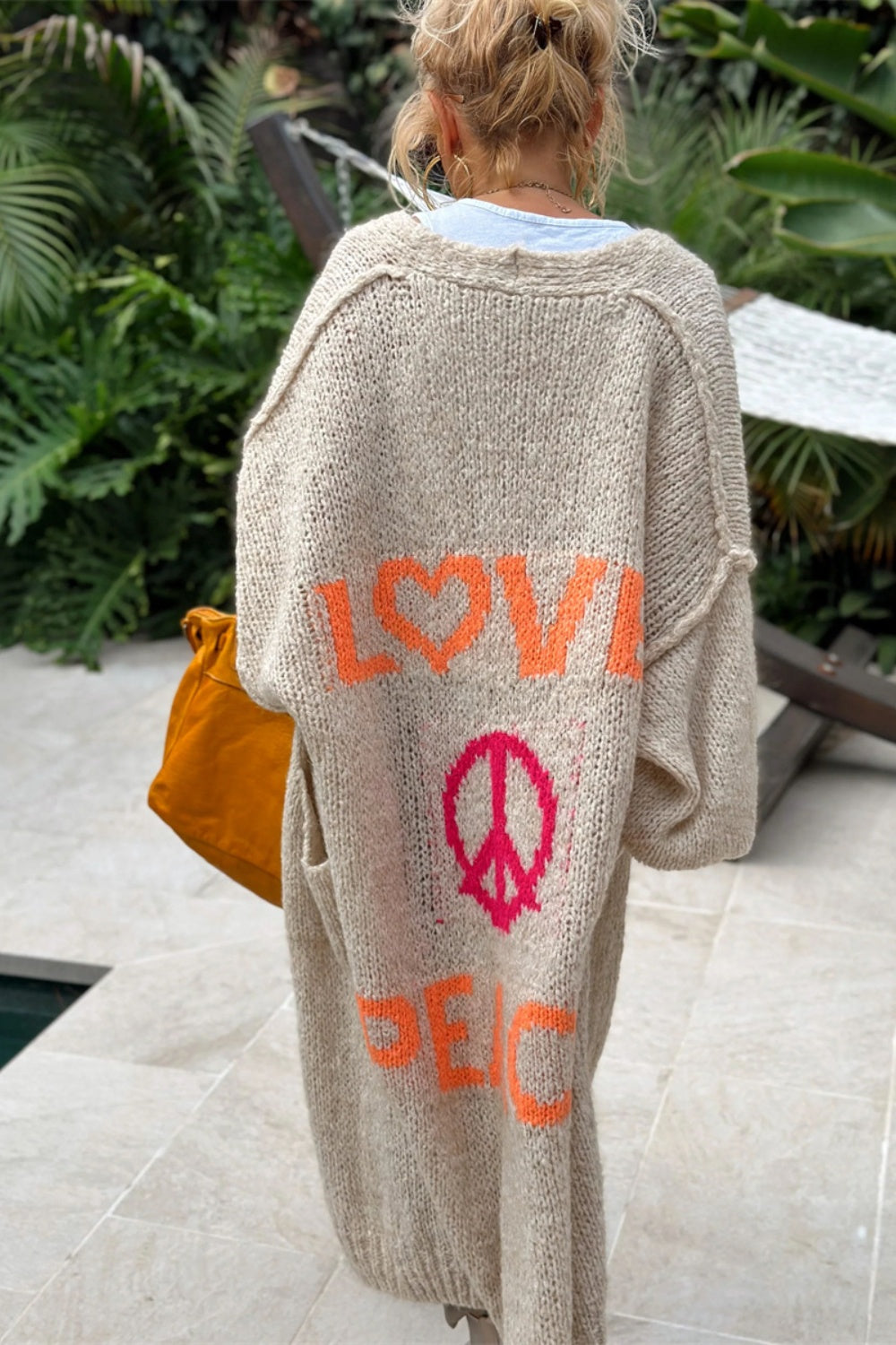 Love & Peace - Long Sleeve Cardigan