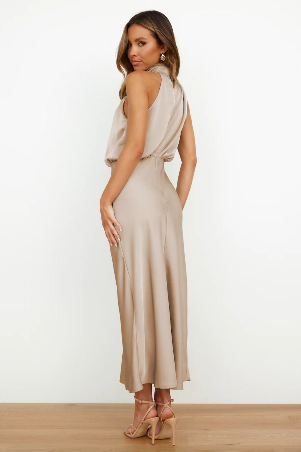 Violet | Drape Maxi Dress