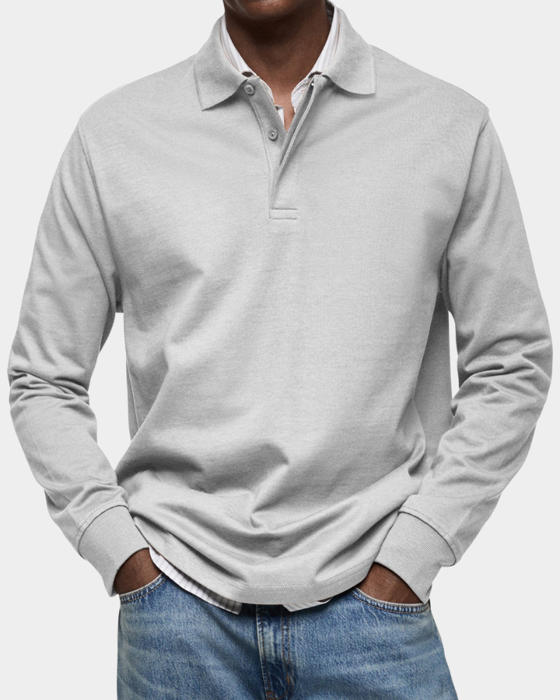 Whitmore | Casual Long Sleeve Polo Shirt (Buy 1, Get 1 FREE)
