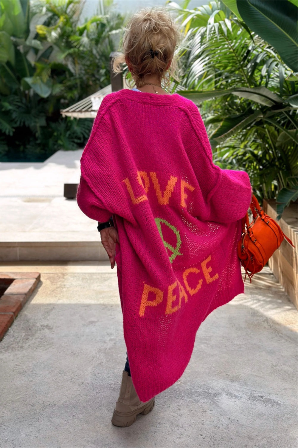 Love & Peace - Long Sleeve Cardigan