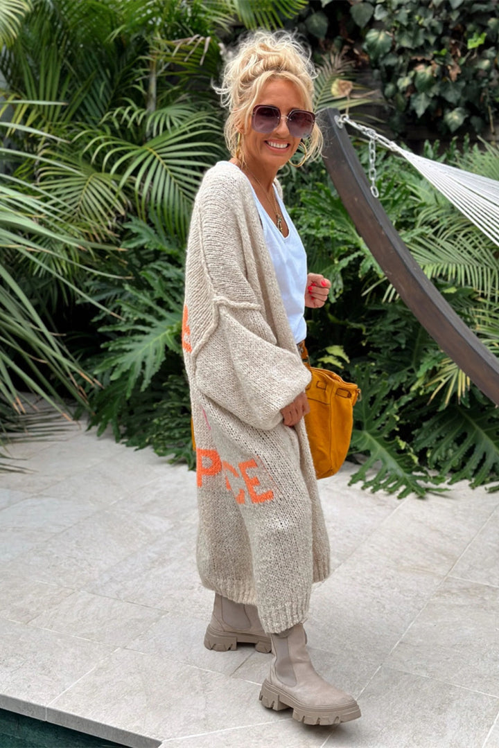 Love & Peace - Long Sleeve Cardigan