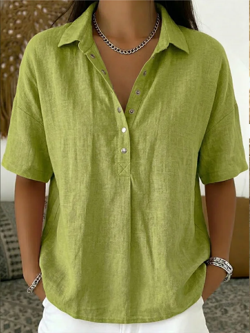 Whitmore | Collared Button-Up Blouse (Buy 1, Get 1 FREE)