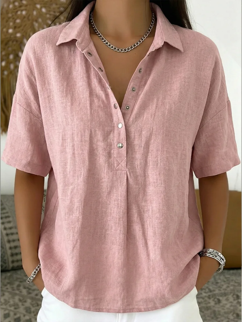 Whitmore | Collared Button-Up Blouse (Buy 1, Get 1 FREE)