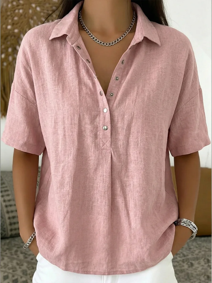 Whitmore | Collared Button-Up Blouse (Buy 1, Get 1 FREE)