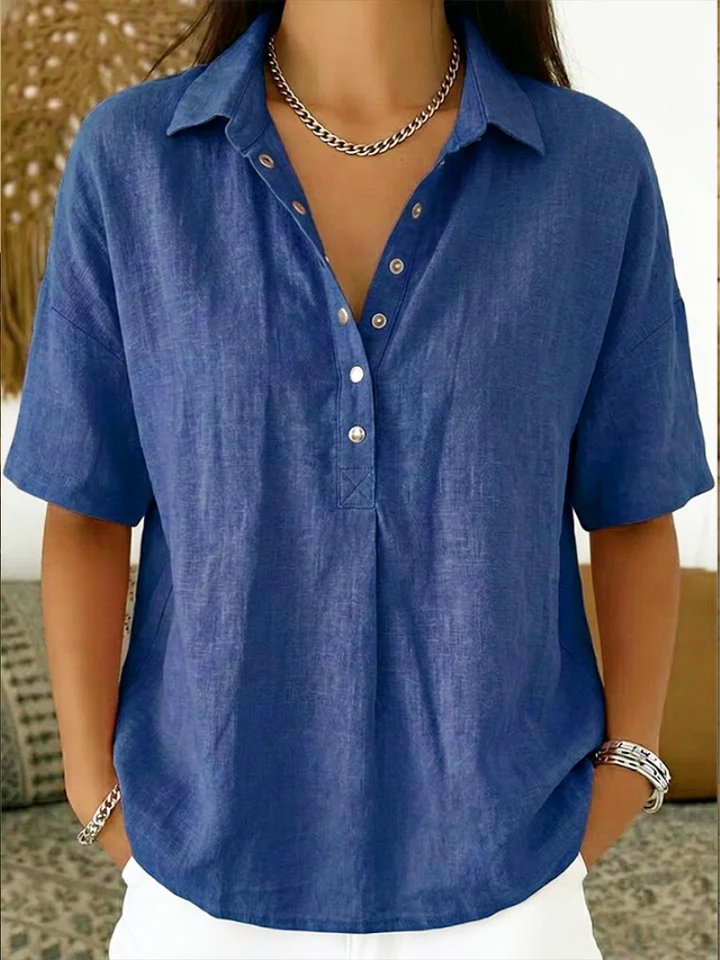 Whitmore | Collared Button-Up Blouse (Buy 1, Get 1 FREE)