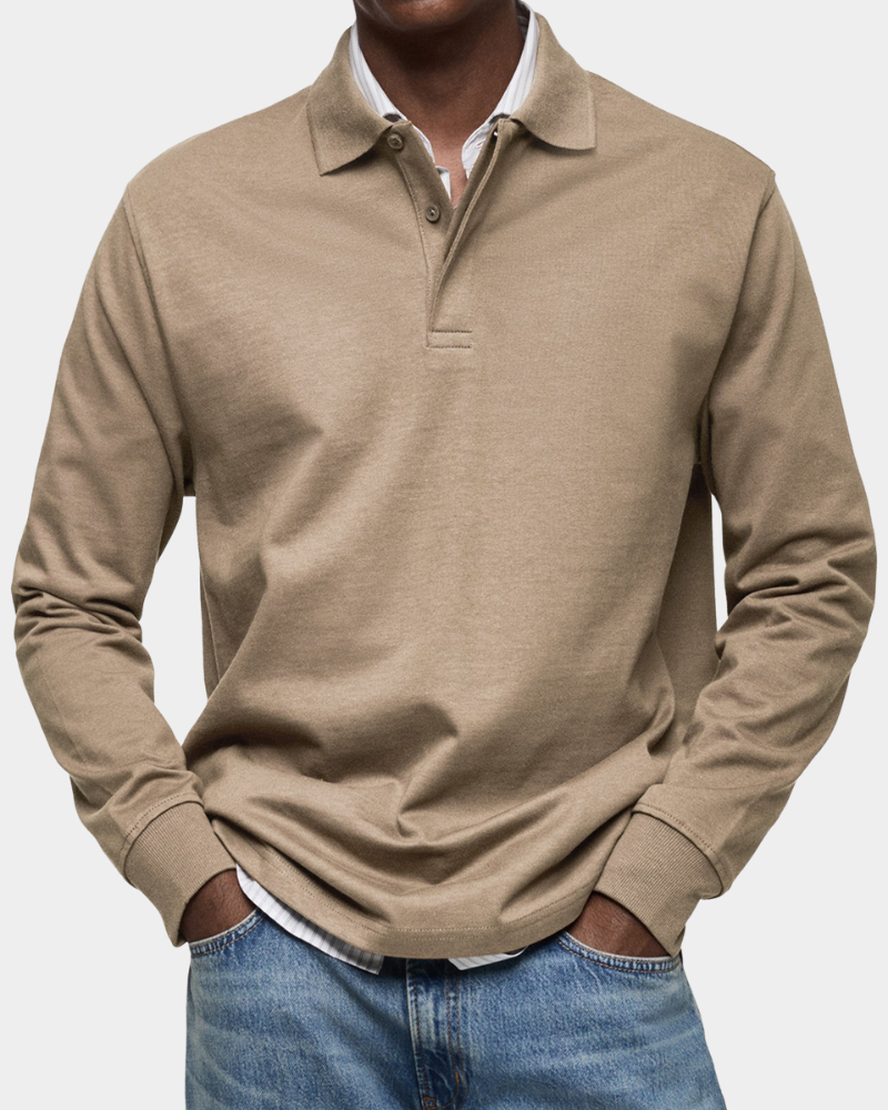 Whitmore | Casual Long Sleeve Polo Shirt (Buy 1, Get 1 FREE)