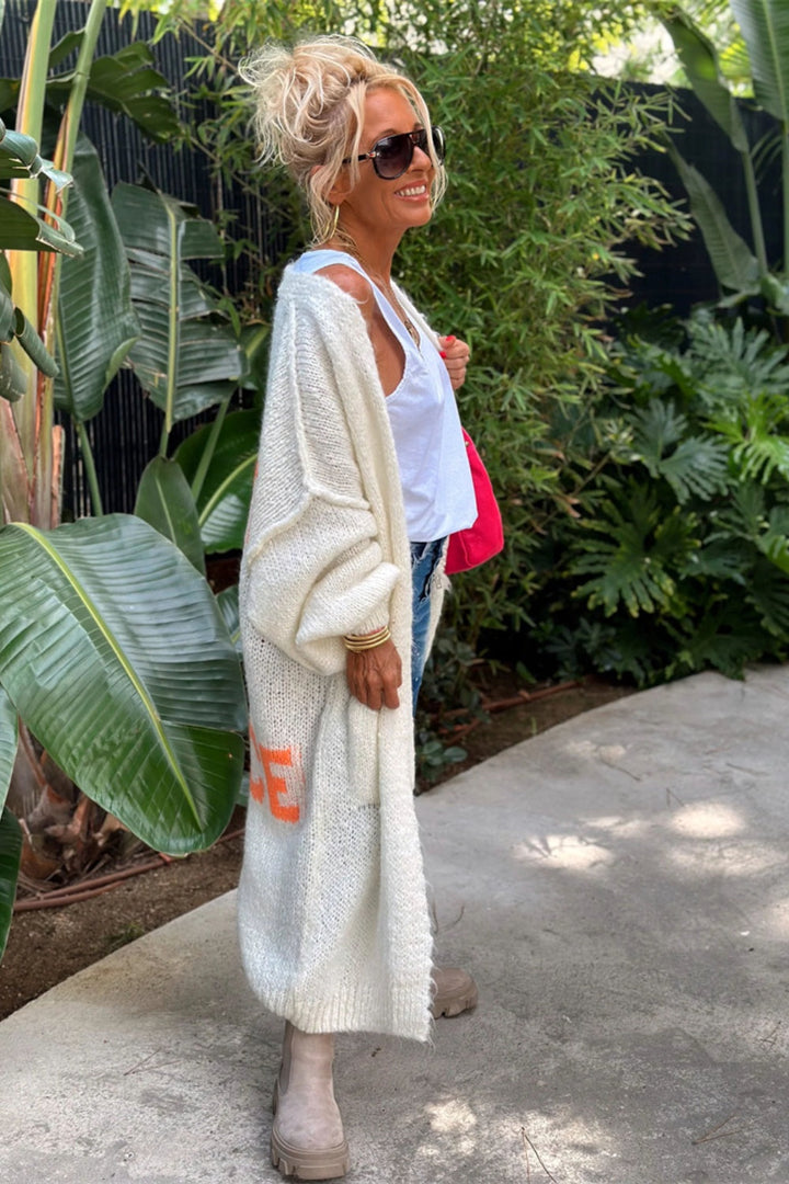 Love & Peace - Long Sleeve Cardigan