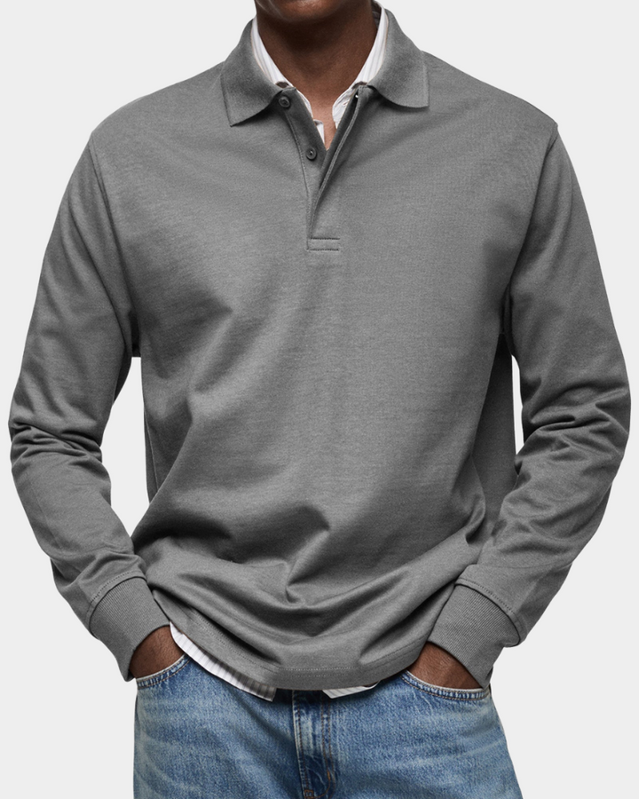 Whitmore | Casual Long Sleeve Polo Shirt (Buy 1, Get 1 FREE)