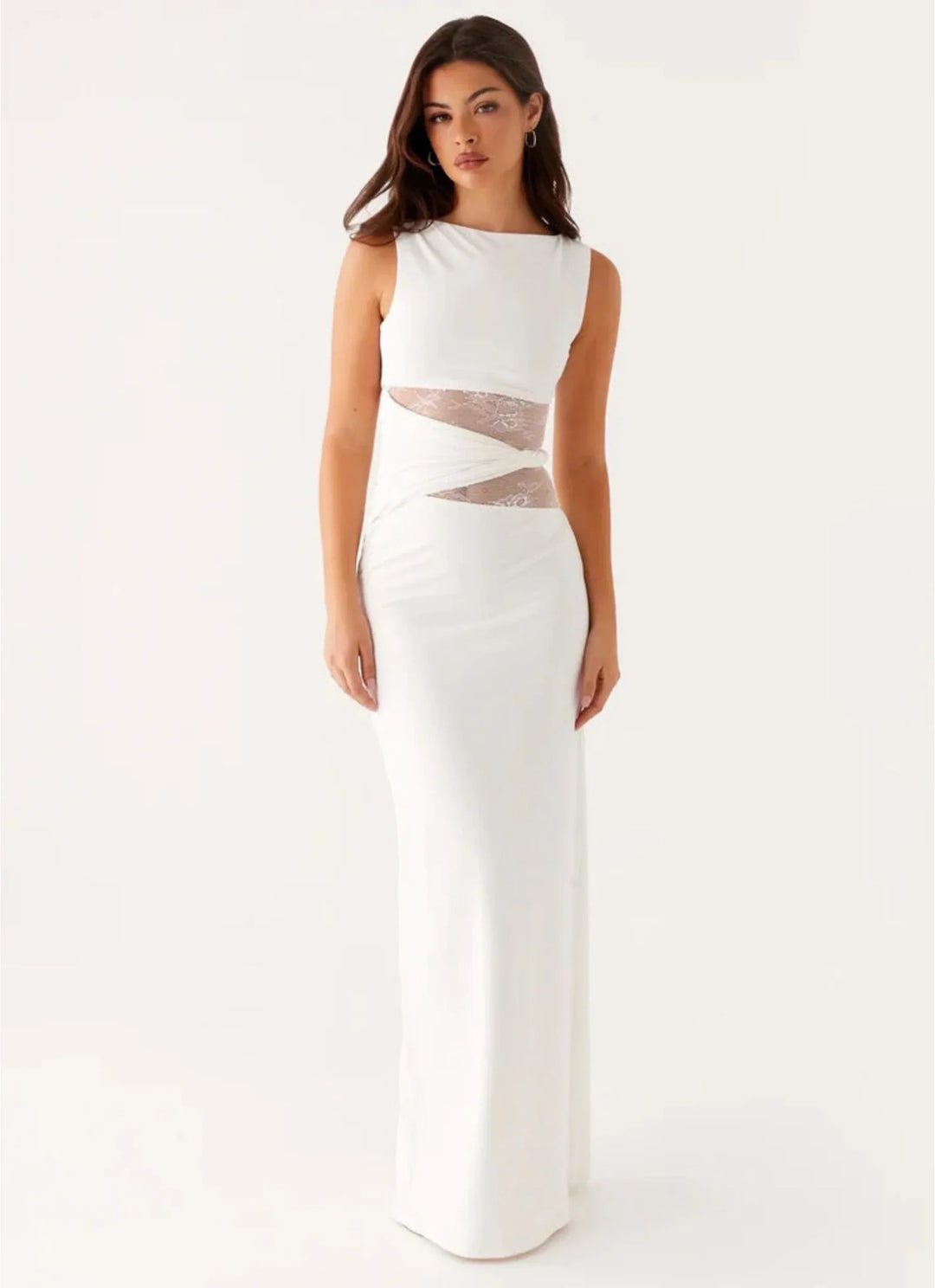 Leni | Sculpted Lace Elegant Dress