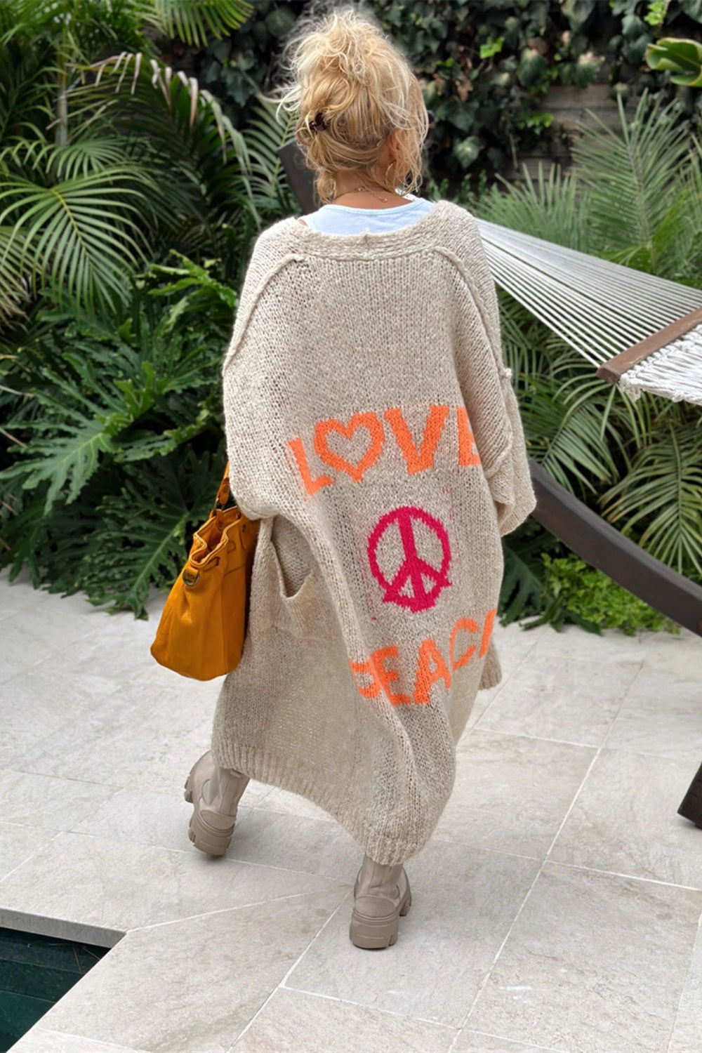 Love & Peace - Long Sleeve Cardigan