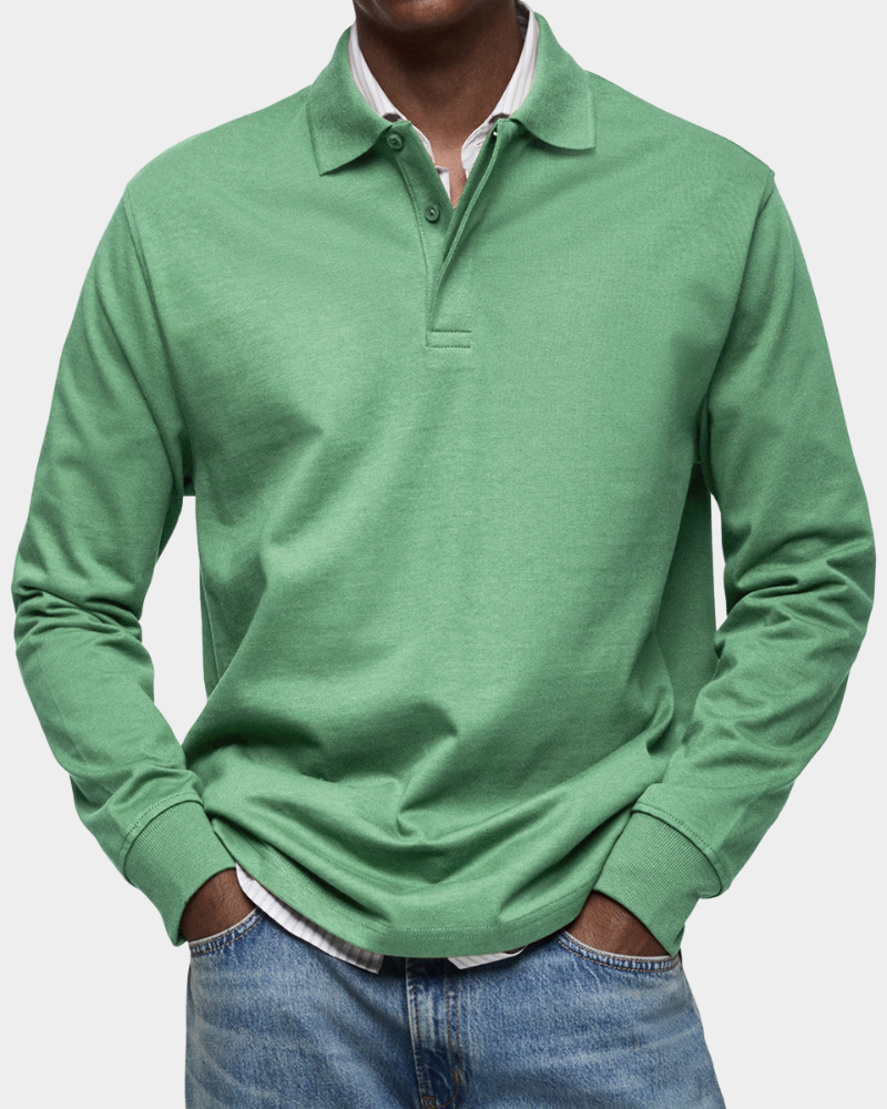 Whitmore | Casual Long Sleeve Polo Shirt (Buy 1, Get 1 FREE)