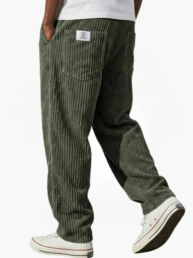 Whitmore Brighton | Men’s Corduroy Trousers with Elasticated Waist (Buy 1, Get 1 Free)