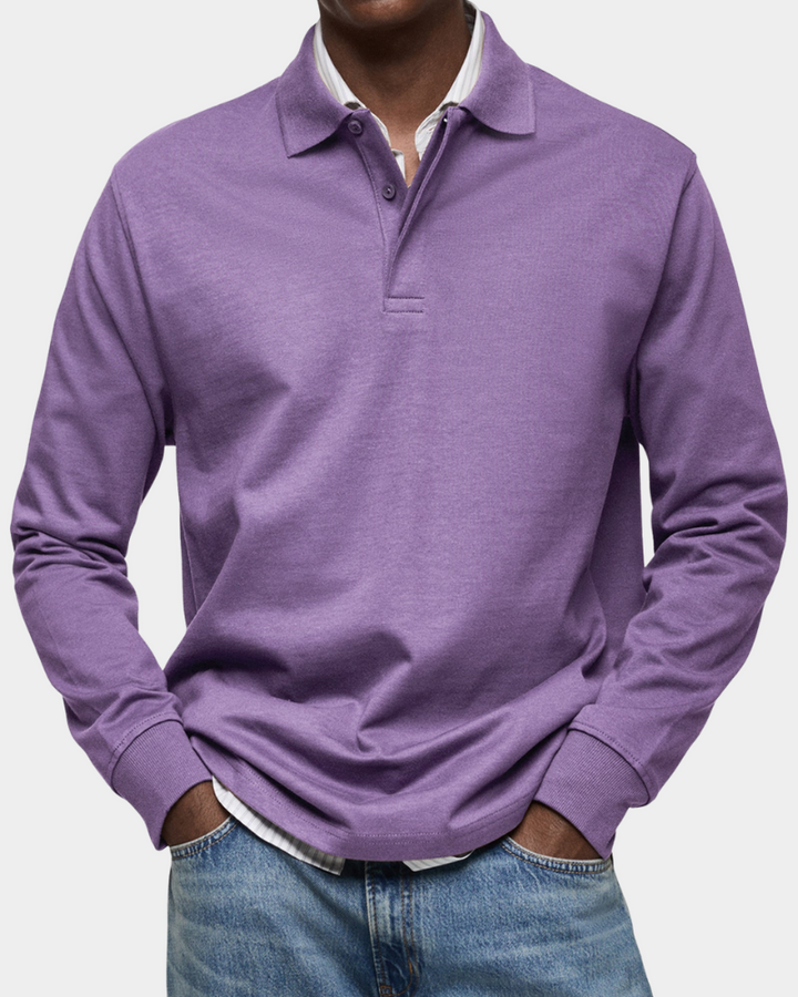 Whitmore | Casual Long Sleeve Polo Shirt (Buy 1, Get 1 FREE)