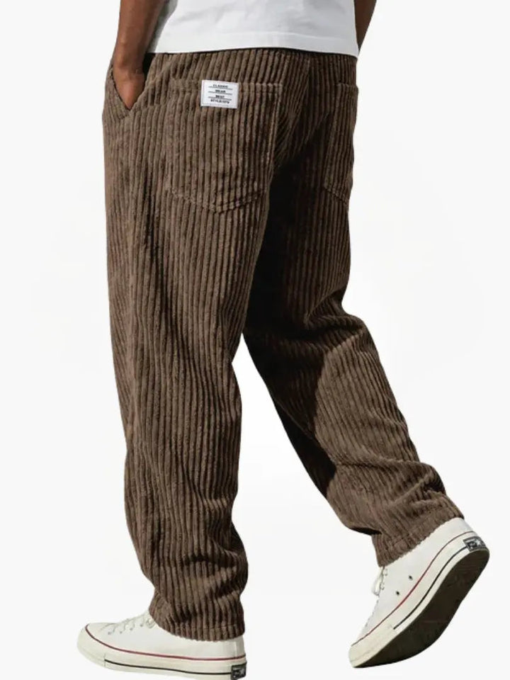 Whitmore Brighton | Men’s Corduroy Trousers with Elasticated Waist (Buy 1, Get 1 Free)