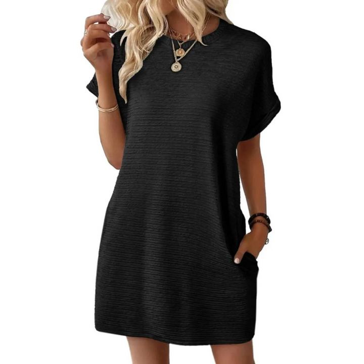 Whitmore Brighton – Casual Minimalist Round Neck Summer Dress