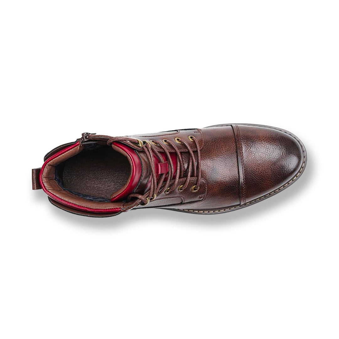 Lukas - Classic Vegan Leather Oxford Boots for Men