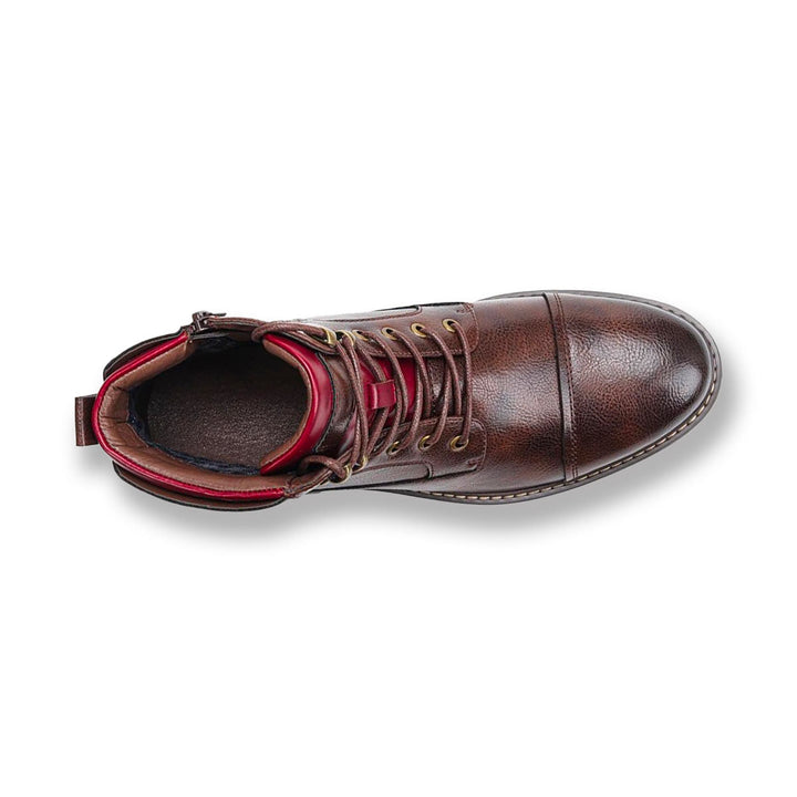 Lukas - Classic Vegan Leather Oxford Boots for Men