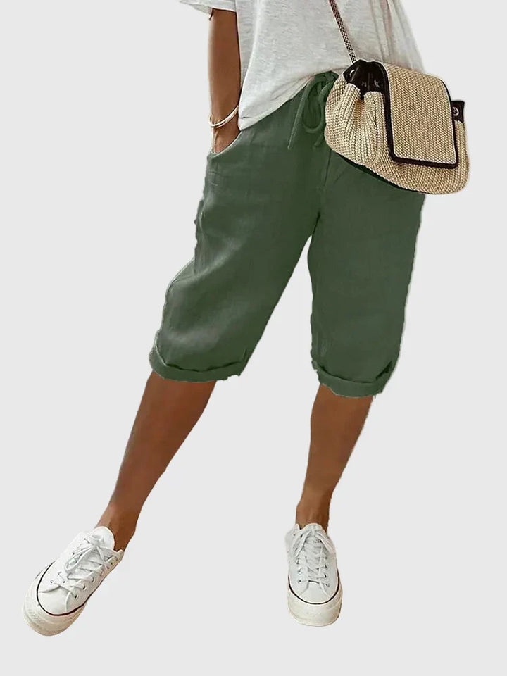 Whitmore | Light Cotton-Linen Shorts