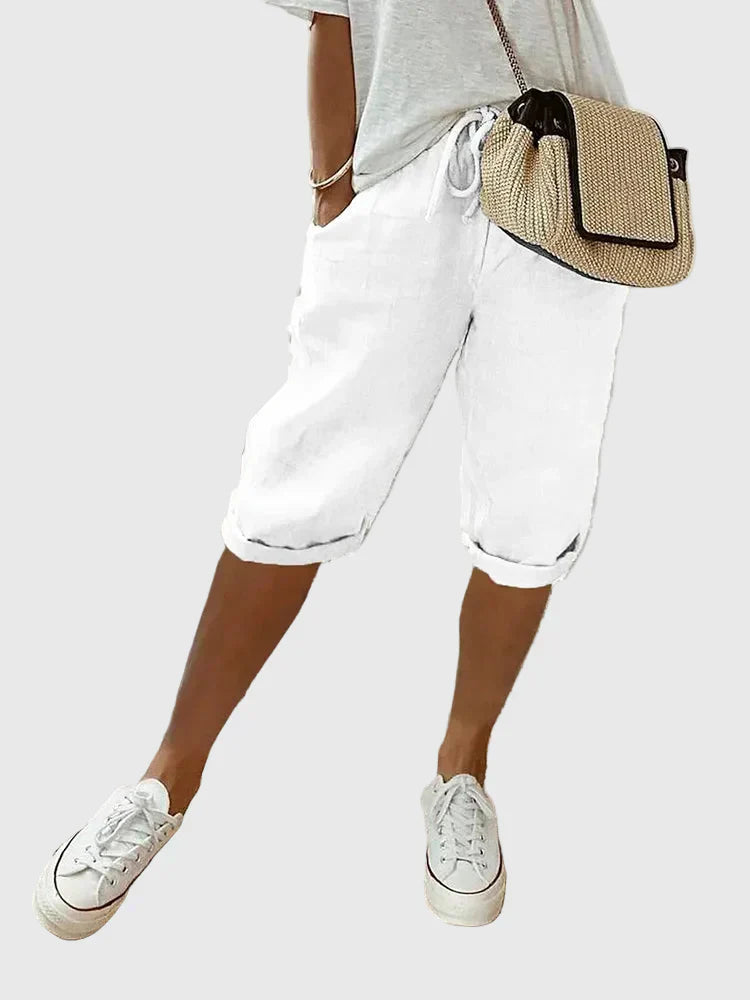 Whitmore | Light Cotton-Linen Shorts