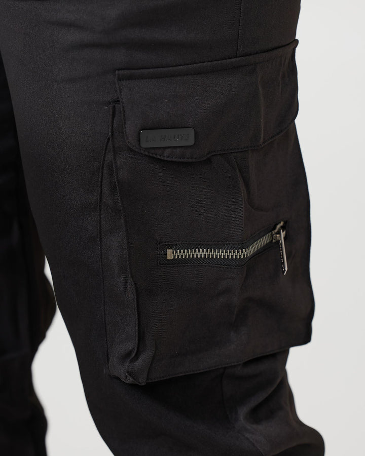 Whitmore | Black Cargo Trousers (Buy 1, Get 1 Free)