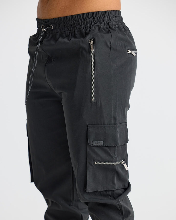Whitmore | Black Cargo Trousers (Buy 1, Get 1 Free)