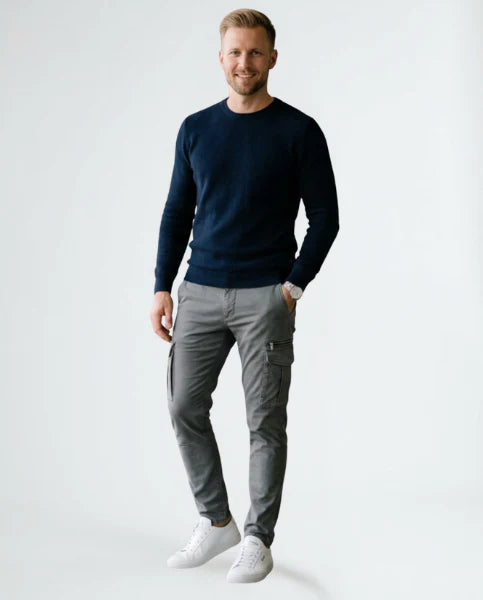 Whitmore | Premium Stretch Cargo Trousers for Men (Buy 1, Get 1 FREE)