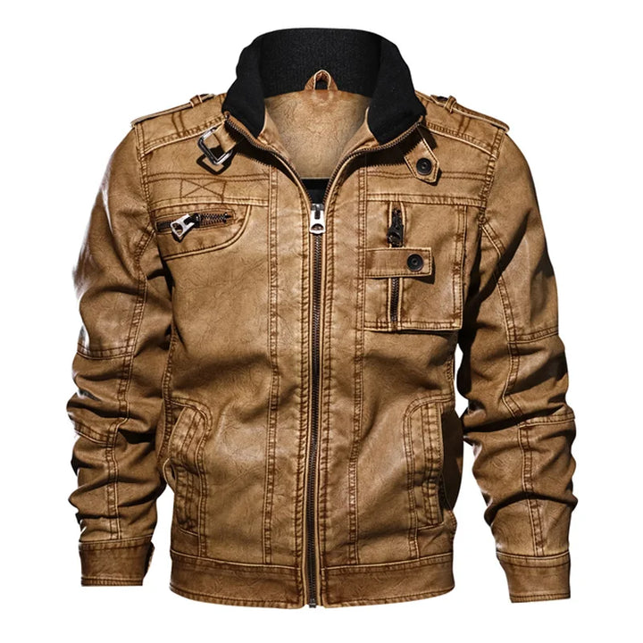 Eldridge™ | Timeless Leather Jacket