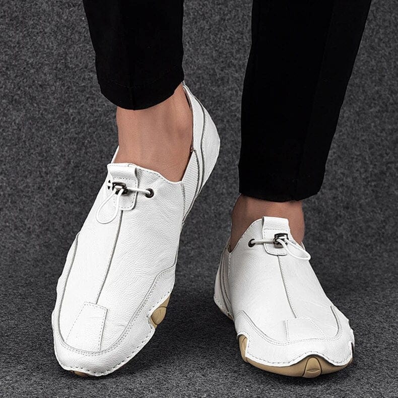 Zane Genuine Leather Slip-Ons