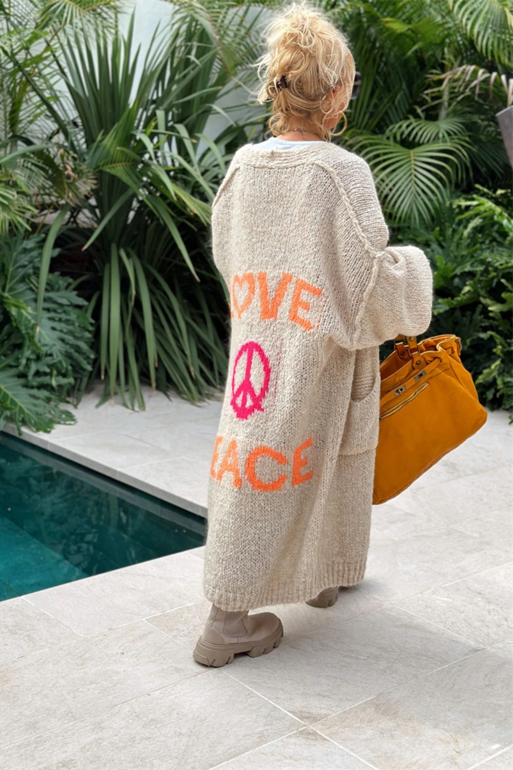 Love & Peace - Long Sleeve Cardigan