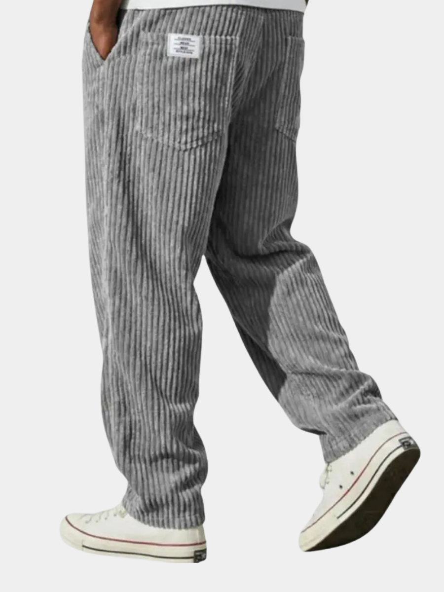 Whitmore Brighton | Men’s Corduroy Trousers with Elasticated Waist (Buy 1, Get 1 Free)