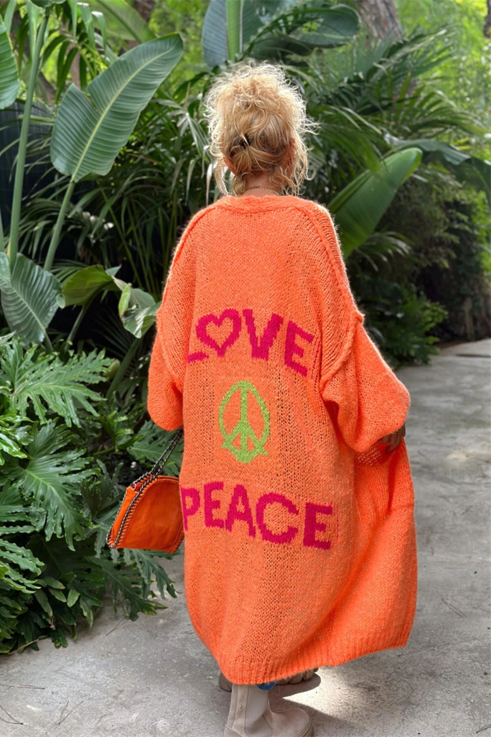 Love & Peace - Long Sleeve Cardigan