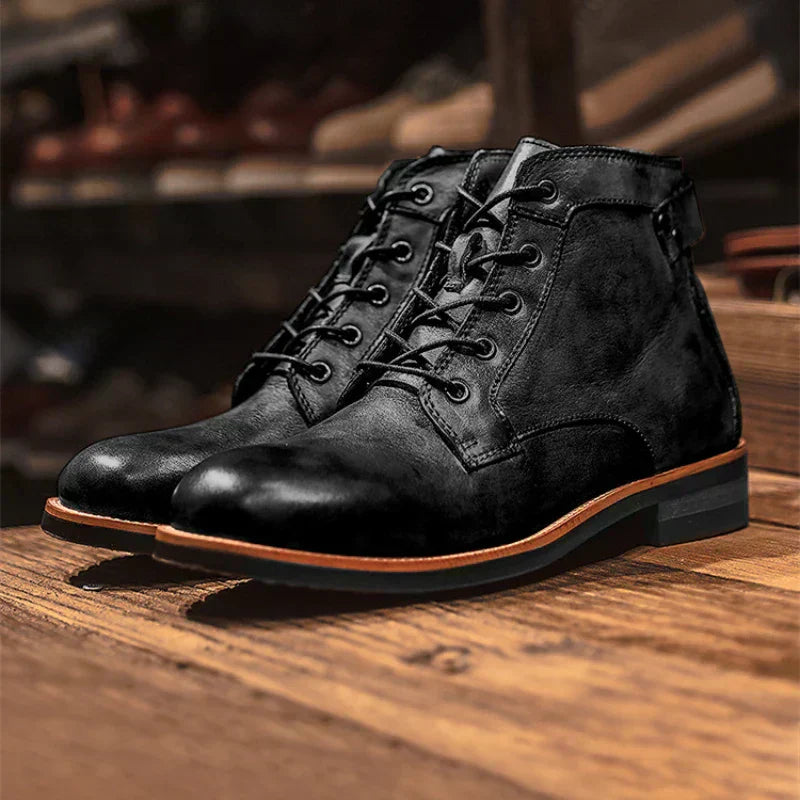 Sierra - Men's Leather Ankle Boots