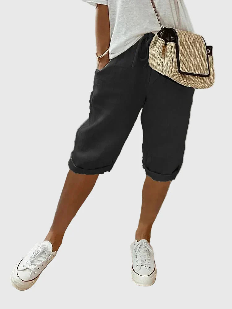 Whitmore | Light Cotton-Linen Shorts