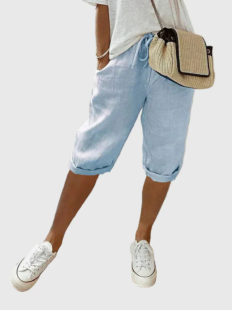 Whitmore | Light Cotton-Linen Shorts