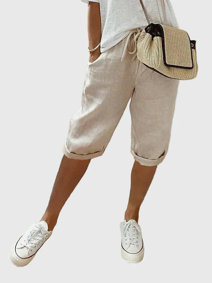 Whitmore | Light Cotton-Linen Shorts
